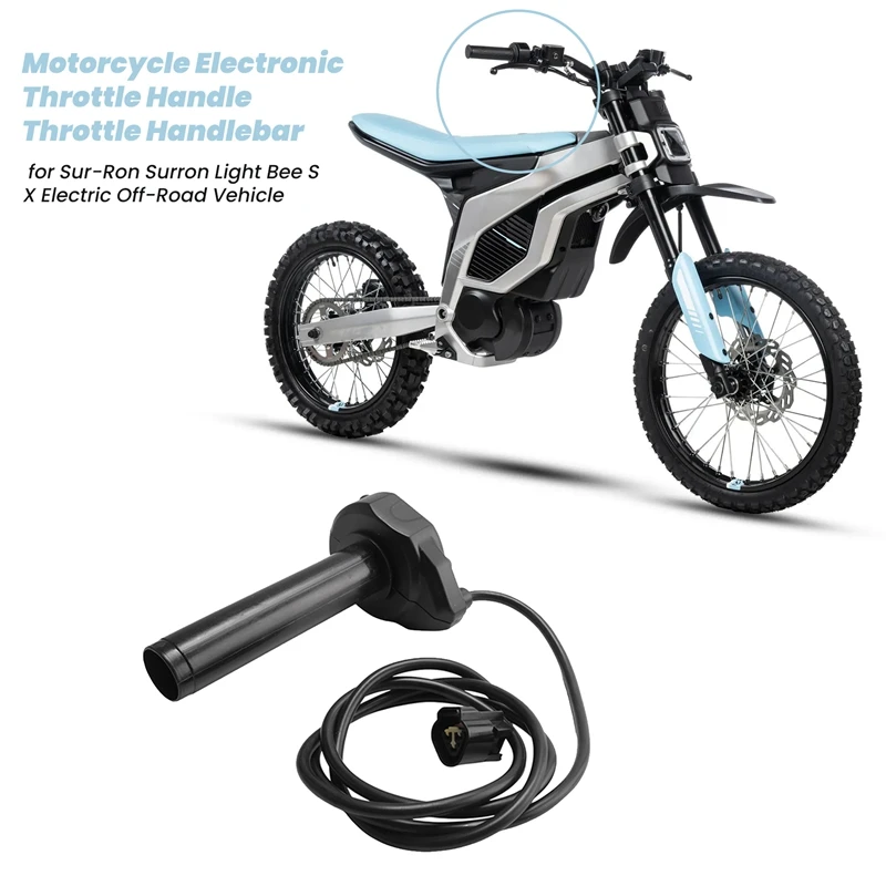 Motorcycle Electronic Throttle Handle Throttle Handlebar for Sur-Ron Surron Light Bee S X Electric Off-Road Vehicle-A50M