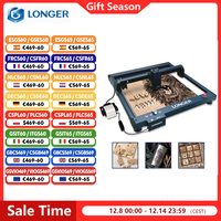 LONGER Laser B1 40W Engraver Cutter 36000mm/min High Speed Diode Laser Technology Engraving 450*440mm Work area USB TF Wifi APP