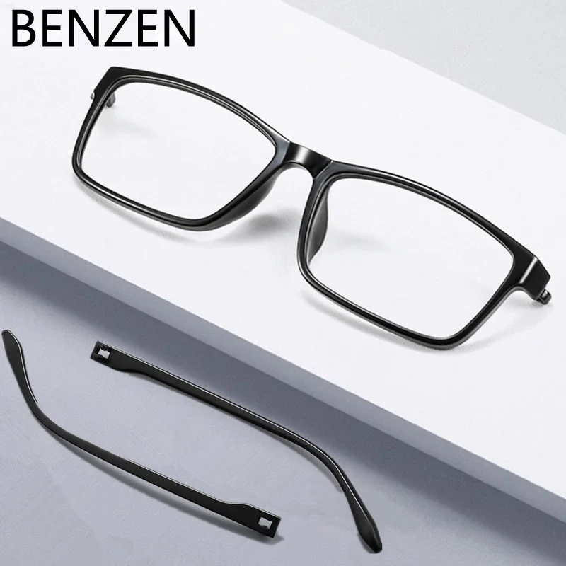 إطار نظارات Benzen TR للرجال إطار نظارات مستطيل للنساء #5