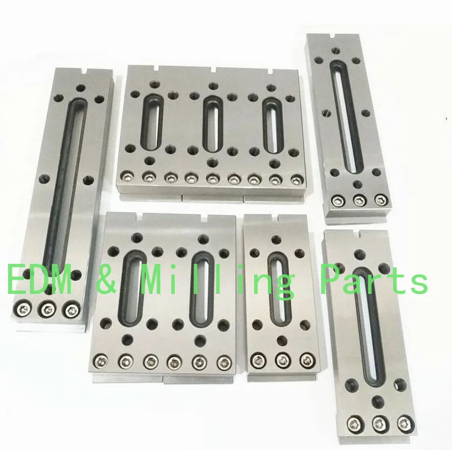 

1pcs CNC Wire EDM Fixture Board Stainless Jig Tool Fit Clamping And Leveling For Lathe Milling Service