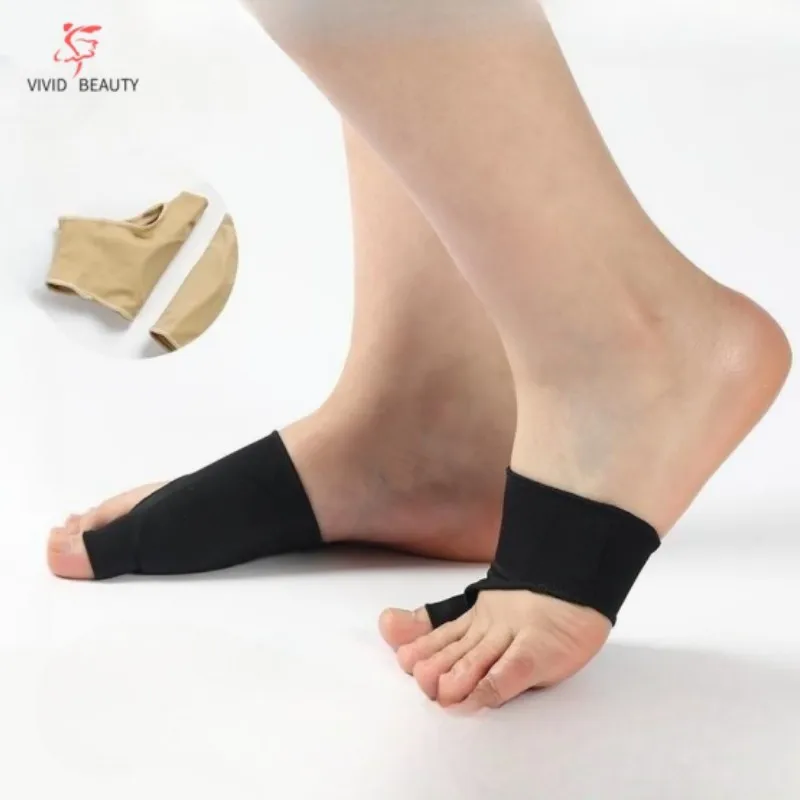 

2pc Forefoot Bunion Corrector Gel Pad Stretch Nylon Hallux Valgus Protector Guard Toe Separator Orthopedic Insole Protector