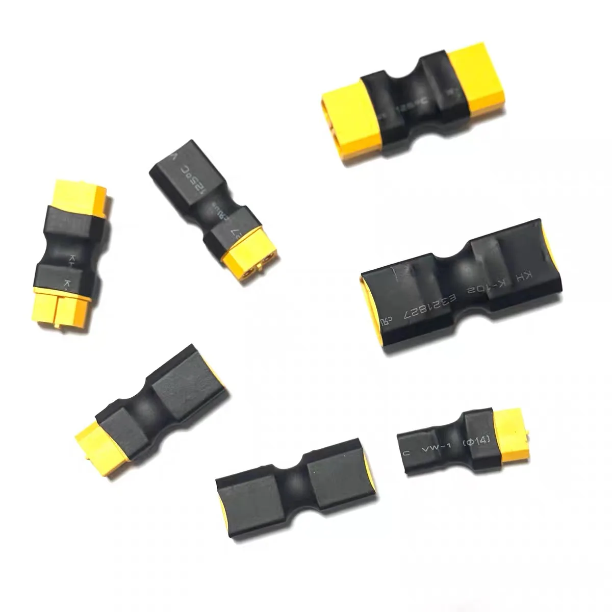 For XT60 Female Parallel Charging Pad Adapter with XT60 To XT30 and XT90 Converter for Charging LiPo Battery Packs