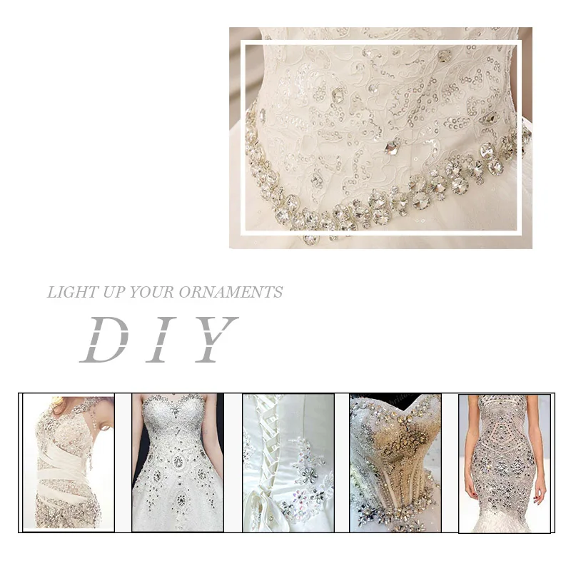 Top Quality SS3-SS50 Nail Art Rhinestones Clear Crystal White Flatback Silver Gems for DIY Decoration