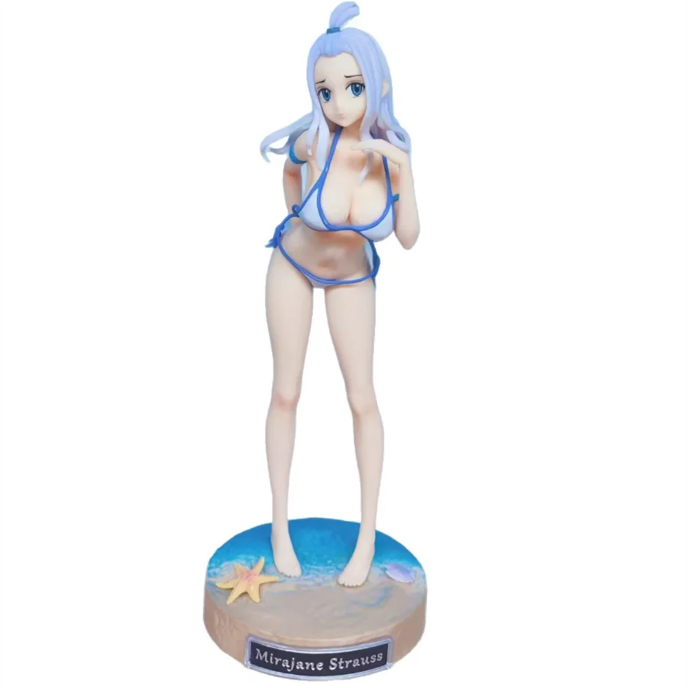 27cm fairy tail mirajane strauss maiô sexy anime menina figura de ação modelo boneca brinquedos presente