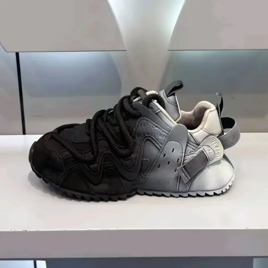 

Мужские дышащие кроссовки на платформе в стиле Форреста Гампа, повседневные, увеличивающие рост, в стиле «папины кроссовки», новинка, хит продаж