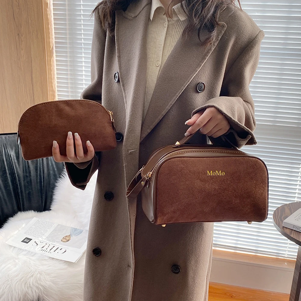 Customized name cosmetic bag - High-end, large-capacity, portable travel wash bag, cosmetic storage bag, mother bag