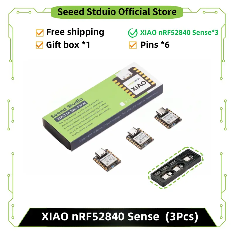 Nrf52840 Xiao Ble Sense Seeed Studio Tinyml Tensorflow Lite Imu thumbnail 3