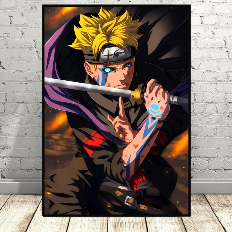 Canvas Artwork Posters Naruto One Piece Modular Prints Christmas Gifts Aesthetic Poster Room Home Wall Stickers Comics Pictures