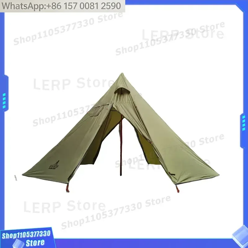 SYLAETO Ultralight Winter Camping Tipi Hot Tent Height Adjustable Stove Sun Shelter Hunting Adventure Hiking Camping