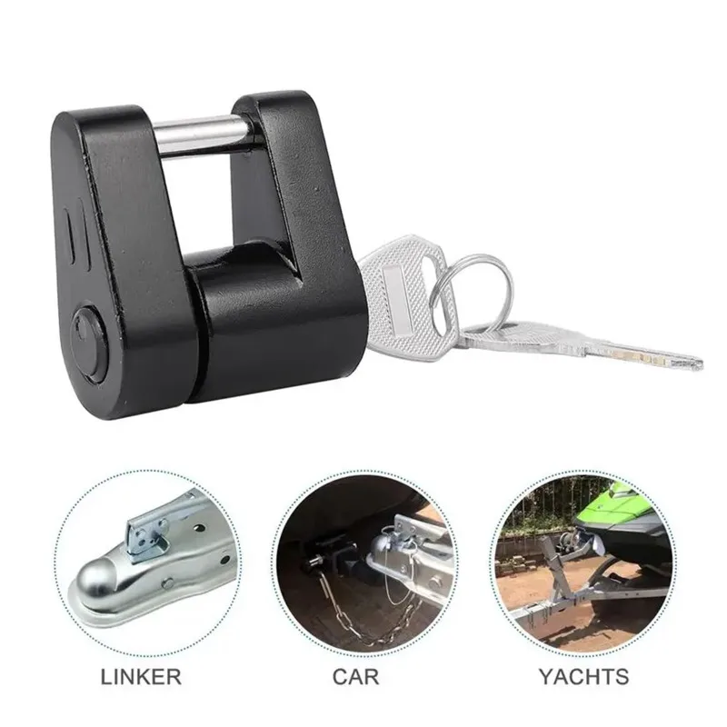 

Новый 1/4-дюймовый небольшой замок для прицепа, крюк для прицепа, разъем для автофургона, аксессуары для грузовиков, аксессуары для прицепов