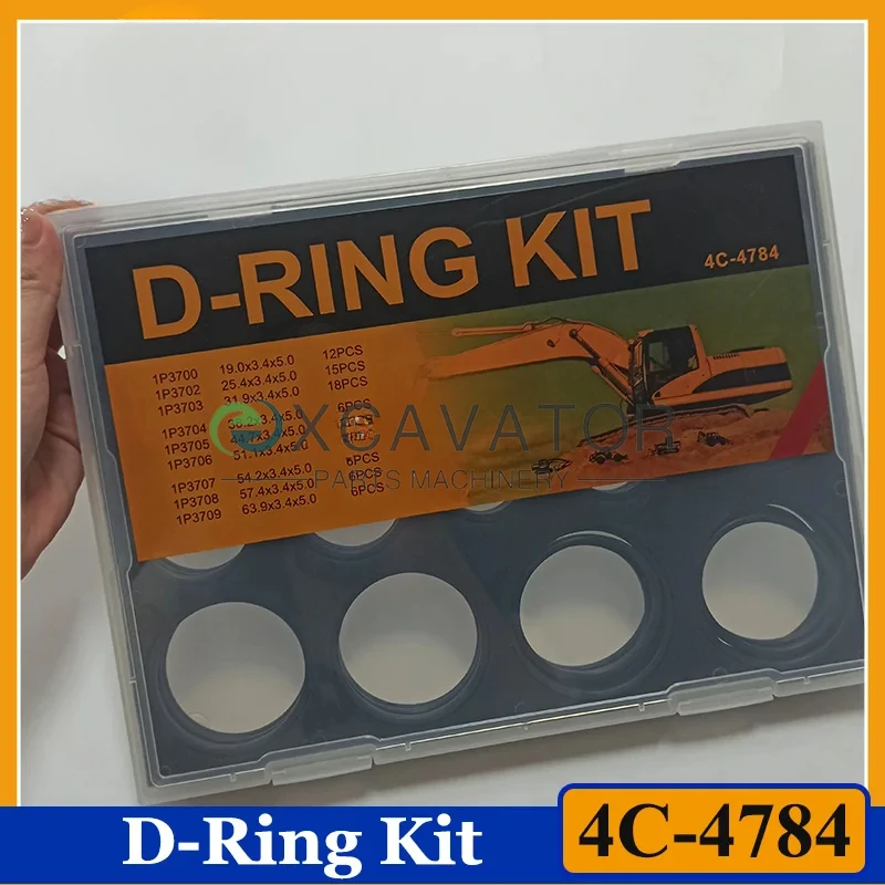 

4C-4784 Excavator Oil Seal Box 4C4784 D-ring Kit O Ring Box 1P3700 1P3702 1P3703 1P3704 1P3705 1P3706 1P3707 1P3708