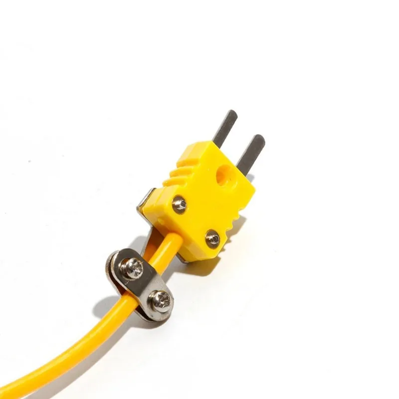 Magnetic Thermocouple Type K -50~260°C  Handheld Surface Temperature Sensor Probe DIA 23mm 2M Cable with Miniature Connector