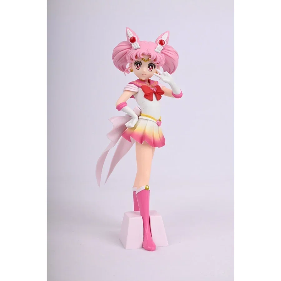 Original Banpresto Glitter&Glamours Super Sailor Chibi Moon Chibiusa Action Figure 170mm Anime Figurine Collectible Model Toys