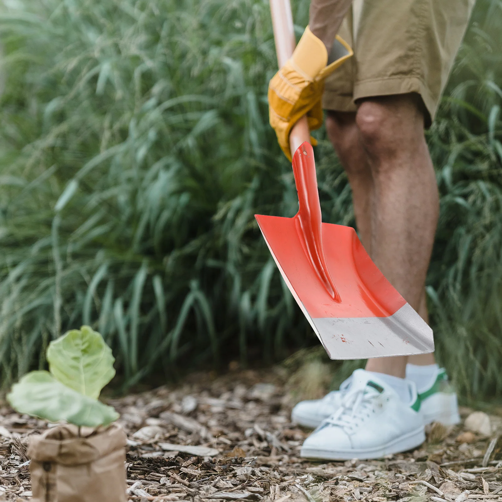 

Garden Soil Shovel Carbon Steel Durable Portable Transplanting Planting Outdoor Hand Shovel Gardening Tool Gardening Supply