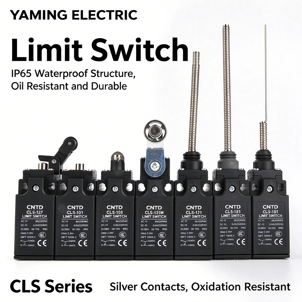 CLS Series Limit Switch CLS-101 CLS-103 CLS-111 CLS-121 CLS-131 CLS-191 Self-reset 10A 380V IP65 Micro For Industrial Machine
