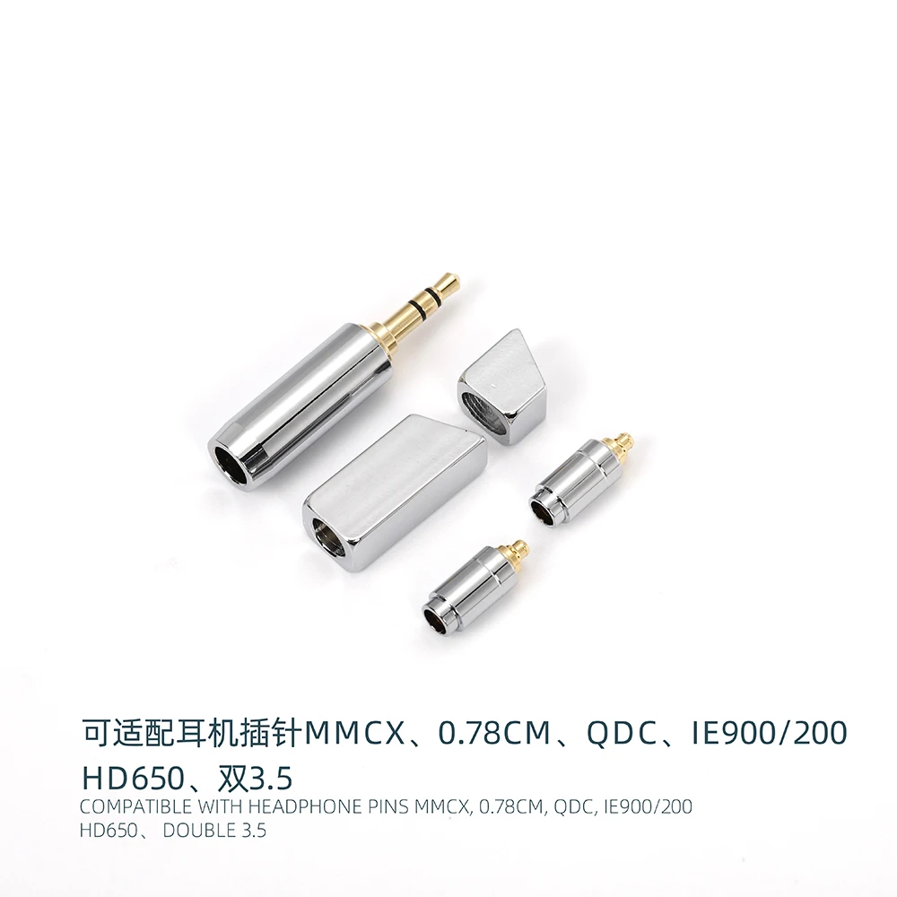 Headphone assembly Welding DIY4.4mm 3.5mm cable fitting 0.78cm 2pin mmcx qdc ie200 a2dc ananda AH-5200 Meze99 hd700 hd650 ananda