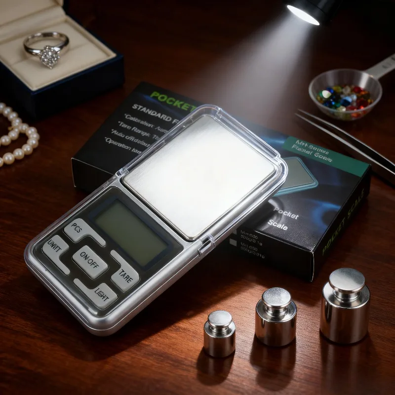 

Высокоточные цифровые весы MH01, кухонные весы для выпечки, весы для ювелирных изделий из нержавеющей стали, карманные весы