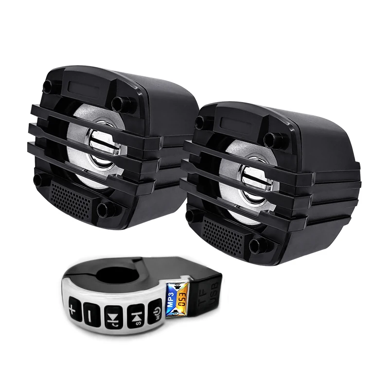 E-bike Motorcycle Handlebar USB Charging Audio BT Audio With Switch With Bluetooth Speaker