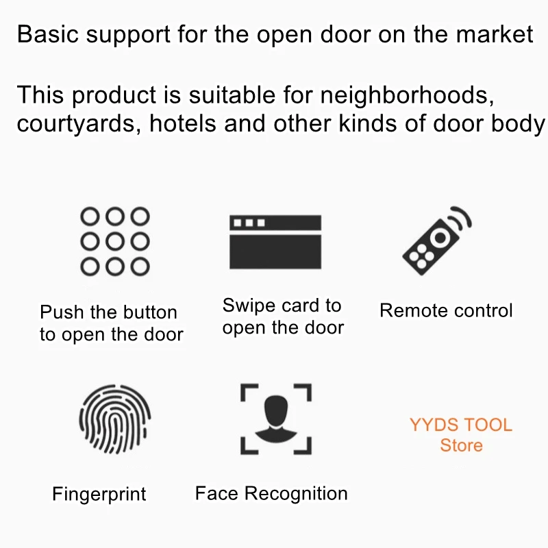 External automatic swing door opener intelligent automatic switch remote control access control sensor electric door closer