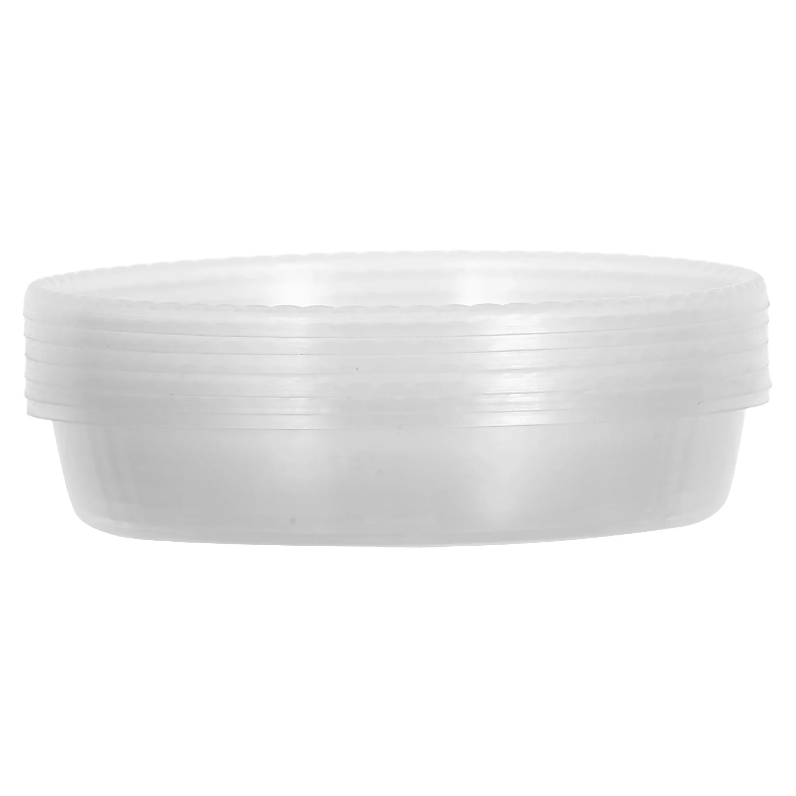 

6 Pcs Plant Water Tray Plastic Garden Saucer Flower Pot Drip Base Trays Saucers Drainage Plants