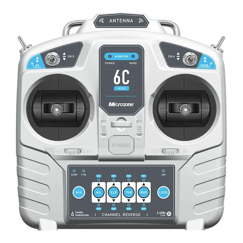 Mc6c Upgraded 6-channel 2024 New 2.4g Aeromodelling Remote Control Receiver 6RE 7RB New Upgraded Fixed Wing Rc Radio-controlled