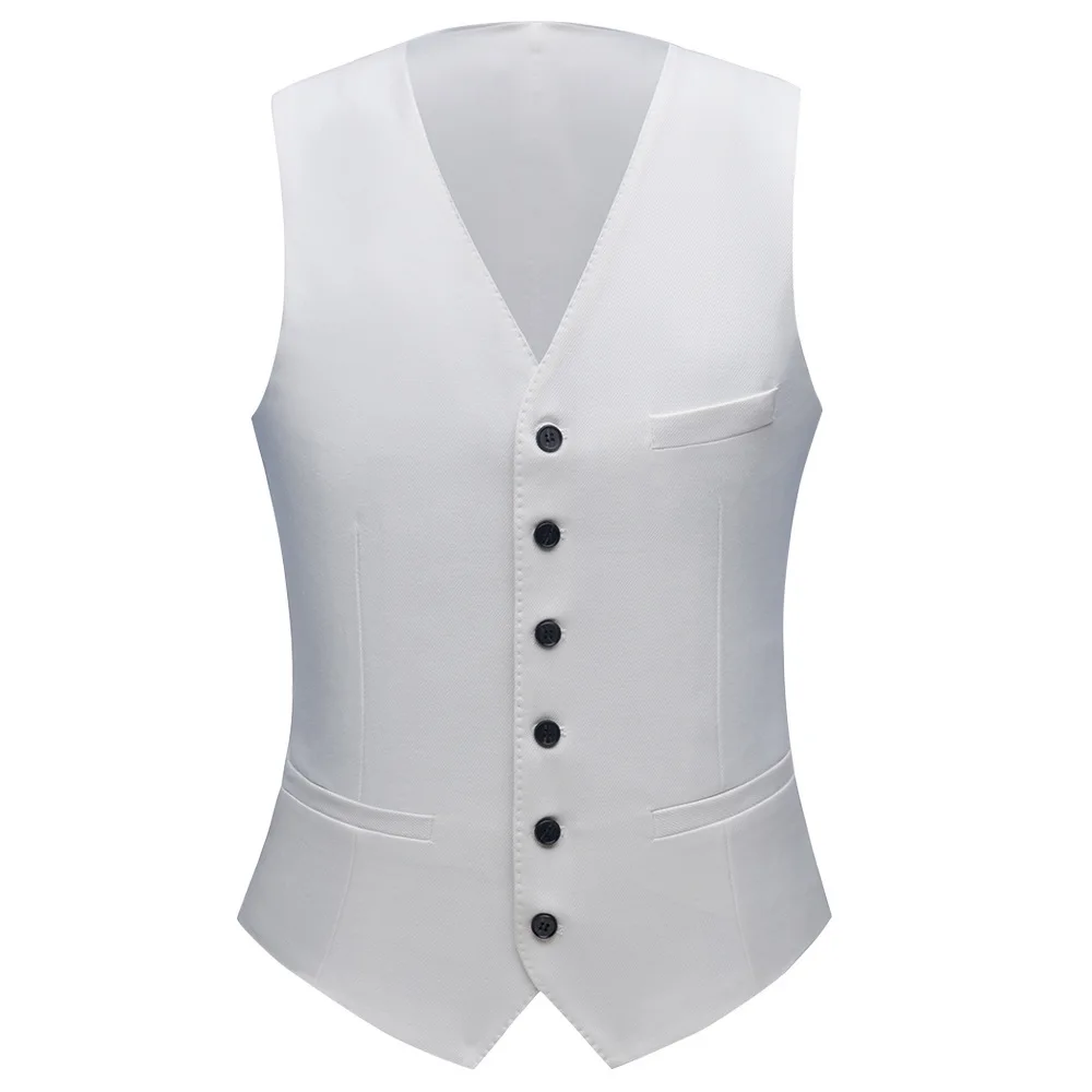 New Suit Suit Male Korean Version of Slim Best Man Personality White Leisure Boutique  Three-piece  Fashion