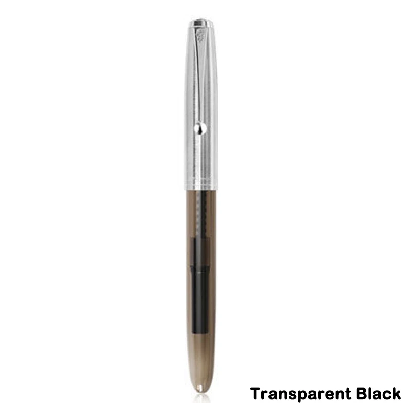 Imagem -06 - Jinhao 51a Caneta Tinteiro 0.38 mm f Nib Canetas de Tinta Transparente Finanças Material de Escritório Papelaria pk 9019 9016 82 Caneta para Escrita