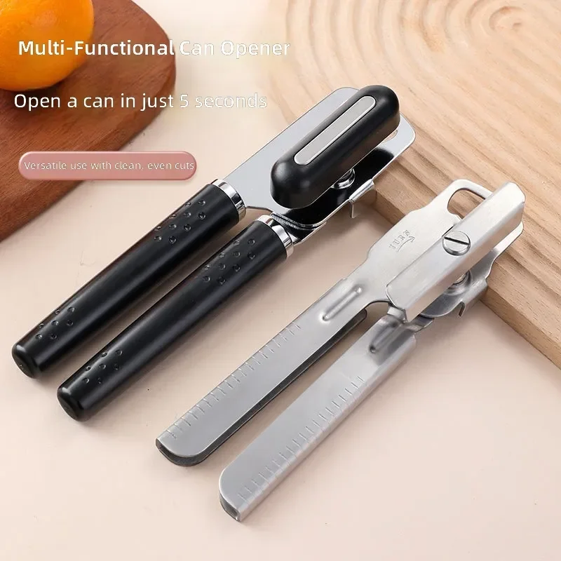 for Stainless Steel Can Opener Multi Functional Labor Saving Powerful Can Knife Bottle Cap Opener