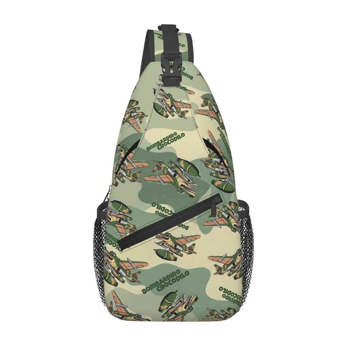 

Custom Italian Brainrot Shoulder Crossbody Chest Backpack Men Women Shoulder Chest Bags Sling Bag for Traveling Hiking Bags