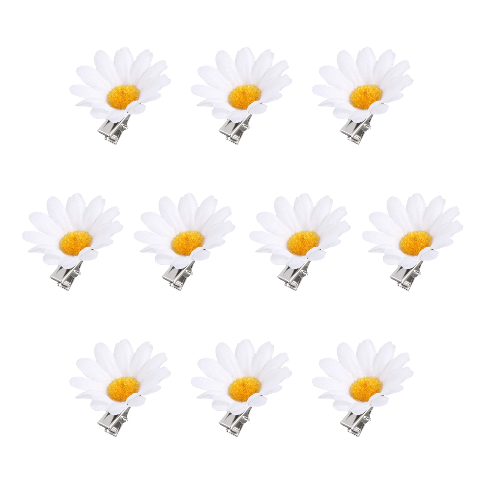 

Simulated Daisy Clips Women Girls Pins Stylish Patterns Good Grip Easy Clip Hold Hair Elegant Appearance Wedding Party Daily