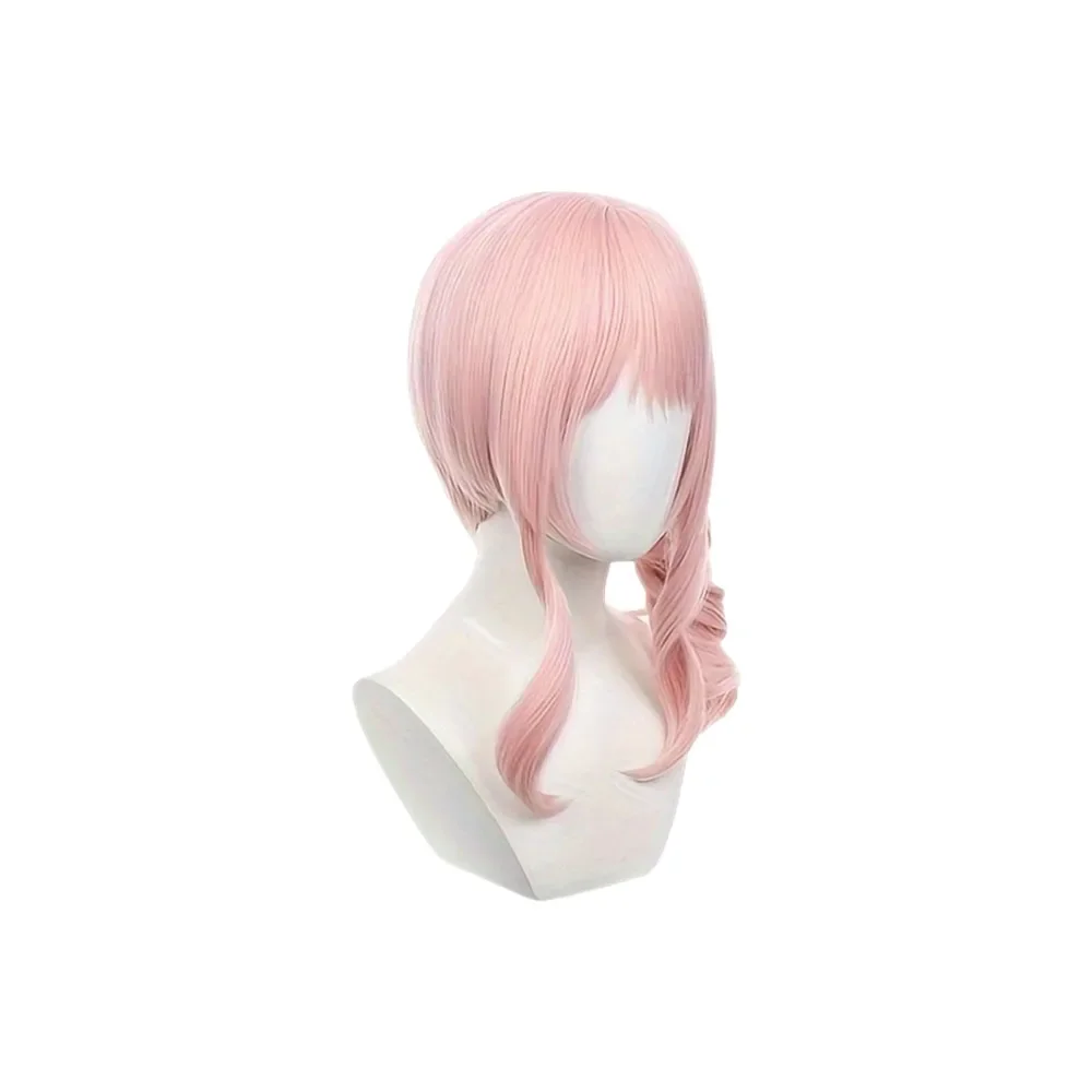 Anime capelli sintetici Akiyama Mizuki parrucche Cosplay stile coda di cavallo lungo rosa ricci giochi di ruolo puntelli