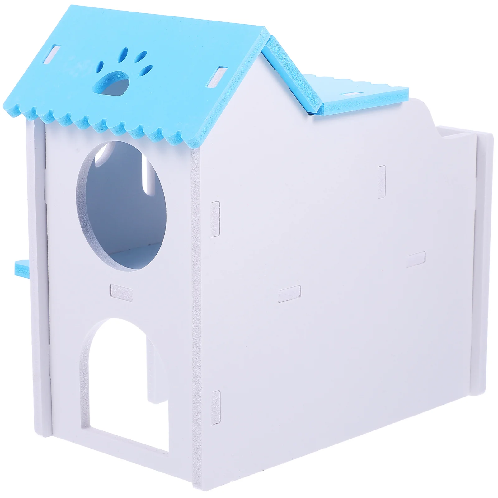 

Guinea Pig Hideout House Sturdy PVC Hamster Hideout Protective Nest for Hamster Hedgehog Chinchilla Small Animal Cage Supplies