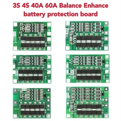 3S 4S 5S li-ion batteria al litio 18650 caricabatterie BMS 25A 30A 40A 60A 100A scheda di protezione con bilanciamento per motore trapano