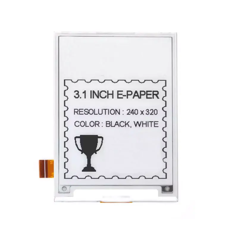 3.1 Inch Black And White Electronic Paper 320×240 Resolution SPI Electronic Ink Screen