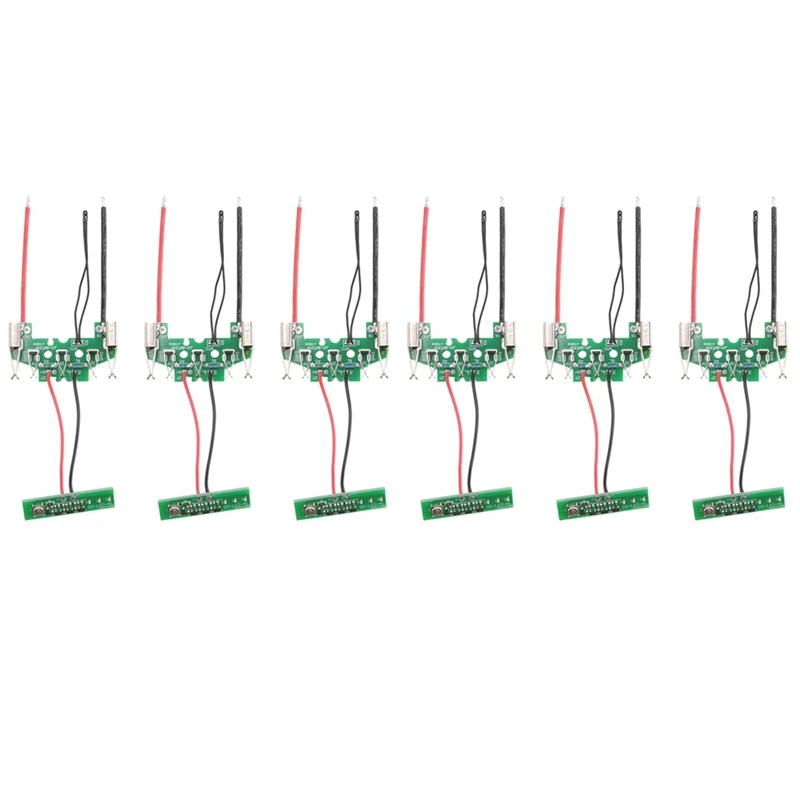 

6 шт., защитная печатная плата для зарядки литий-ионных аккумуляторов BAT610 18 в для литий-ионных аккумуляторов Boschs 18 в