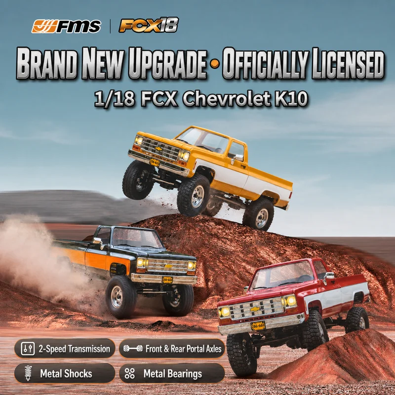 1/18 4WD RC Trail Rock Crawler Electric Off‑Road Remote Control Car Mini Scale Realistic Simulation RC Hobby Model Toy Vehicle