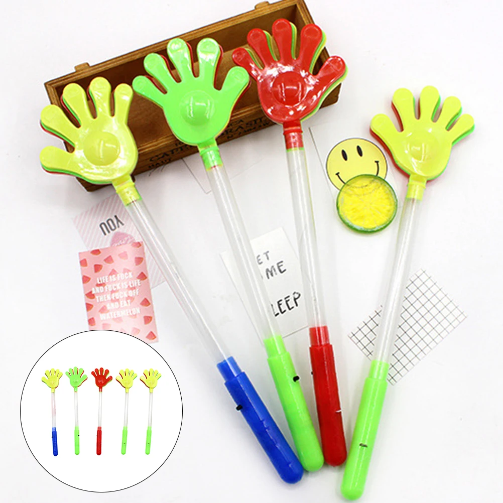 

5 Pcs Glow Independence Day Hand Clappers Noisemakers Nose Plastic Celebration Child