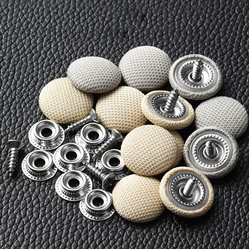 

30pcs Car Interior Roof Buckles Headliner Ceiling Cloth Fixing Screw Cap Repair Automotive Care Fabric Buckle Rivets Retainer