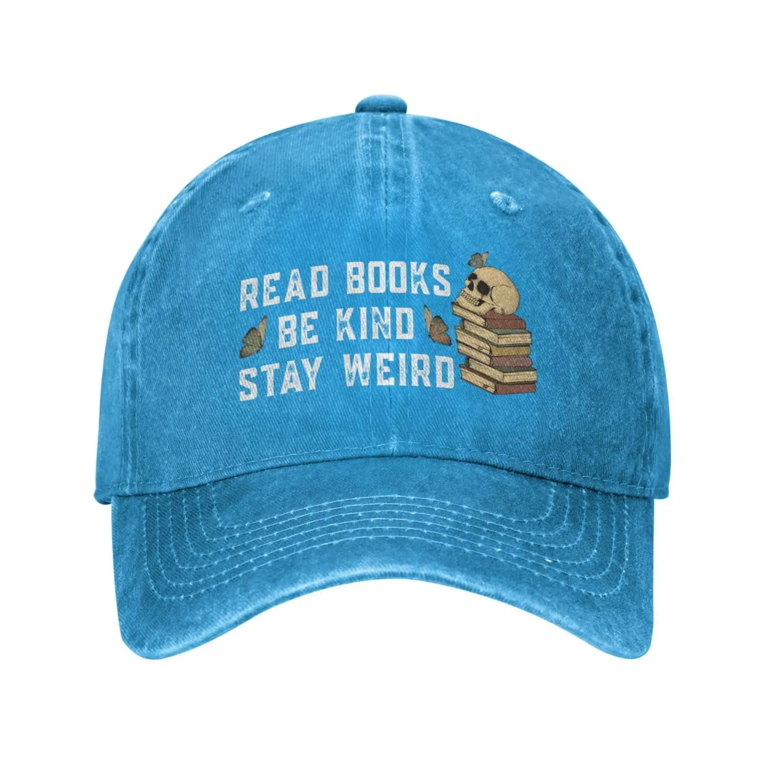 Book Lover Hat Read Books Be Kind Stay Weird Cap Women Dad Hats Vintage Caps