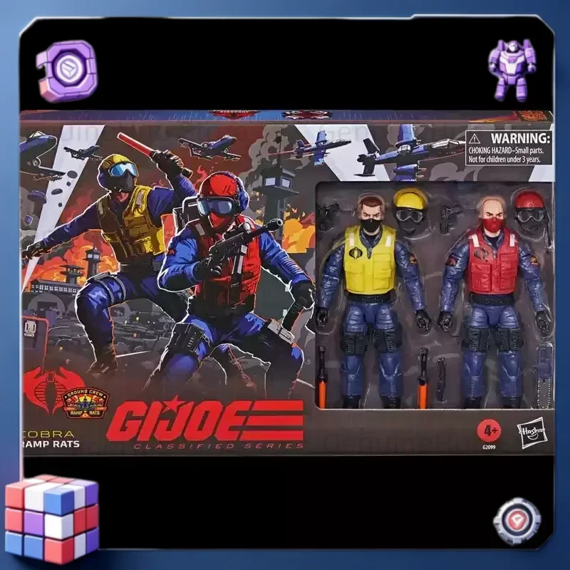 【Op voorraad】Hasbro, origineel G.I. Joe Classified Series Cobra Ramp Rats, set van 2, 15 cm actiefiguur, model, speelgoed, cadeau en verzamelobject.