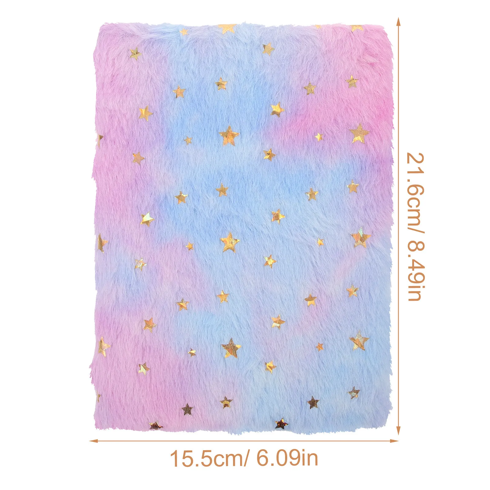 Gradient Notebook Cover – Cute Cartoon Notepad for School, Office, Study & Diary Journal – Portable Decorative Small Notebook