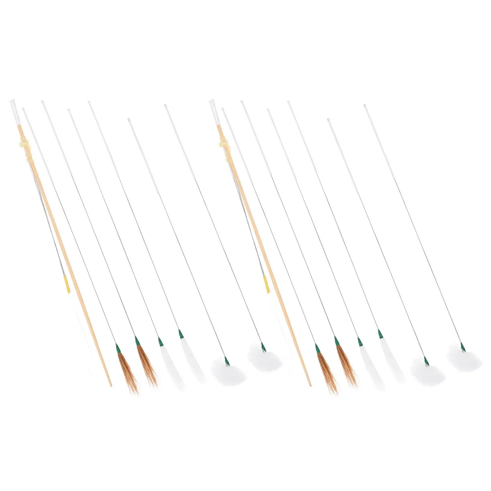 

16 Pcs Ear Cleaning Tools Bamboo H Portable Ear Digger Scraper Baby Removal Kit Premium Practical Health Care