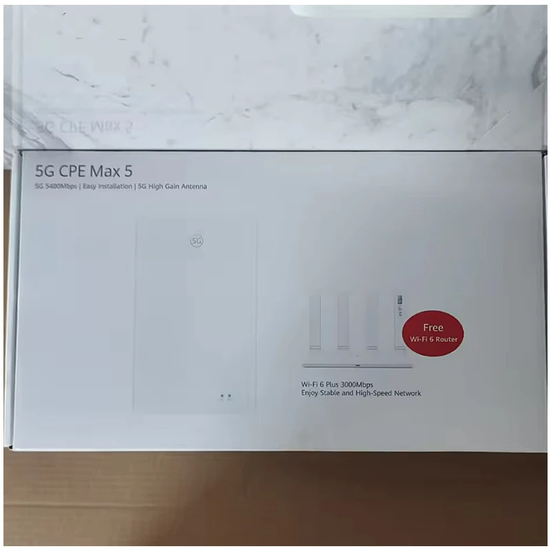 Unlocked Brovi 5G CPE Max 5 H352-381 5.4Gbps WiFi 2.4GHz Outdoor Modem 5G 4G LTE Cat20 RJ45 POE Wireless Router 4x4 MIMO IP65