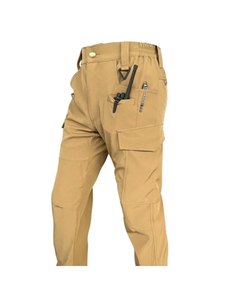 AliExpress YTJHRG Men's Tactical Training Cargo Pants Water Resistant Hiking Camping Cycling Fishing Pants Outdoor Work Pants with Multi Pockets