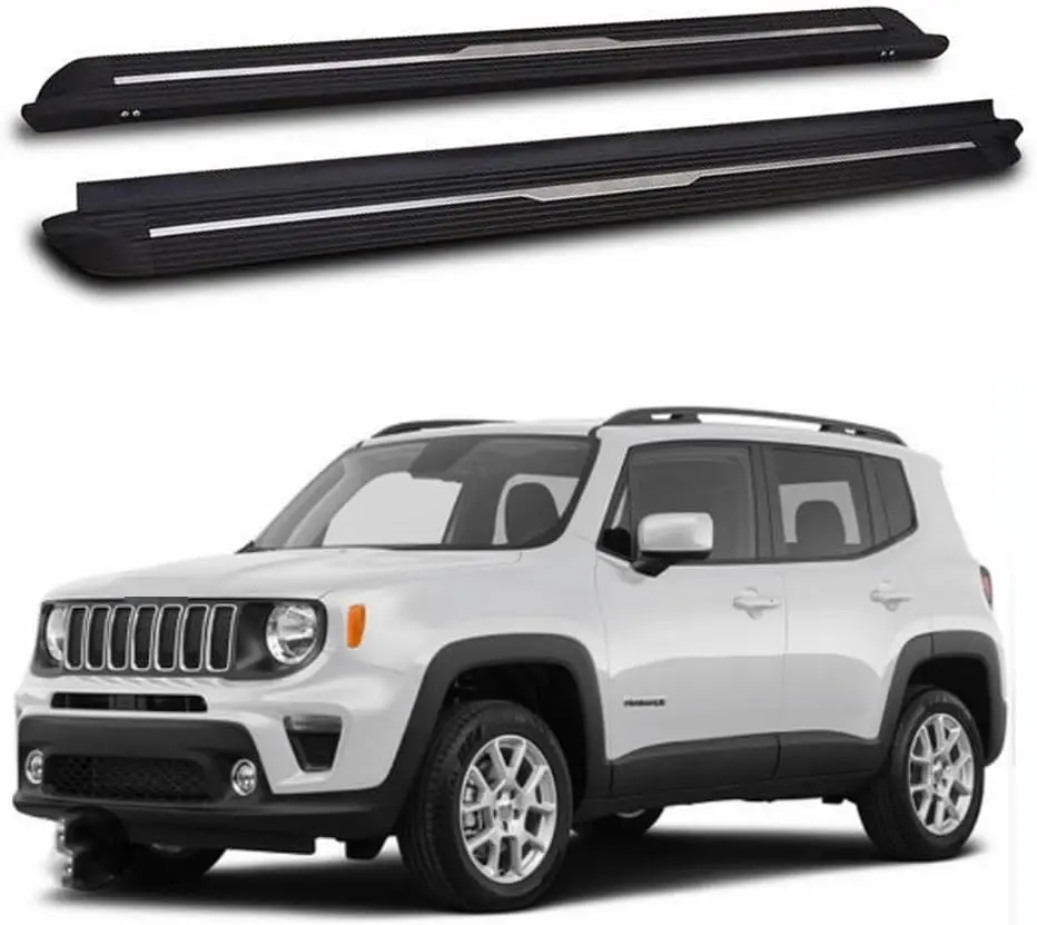 

Боковые ступеньки для беговой доски подходят для Jeep Renegade 2015-2024, Nerf Bar, педали, ступеньки, защита автомобиля