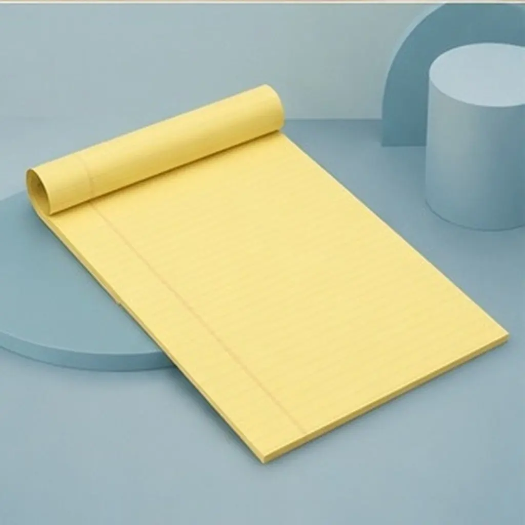 4Pcs A4 Notepad Thick Paper Smooth Ink Flow Tear-Off Design Convenient Pocket Size Notepad for Desk Planner Schedule Notes Memo