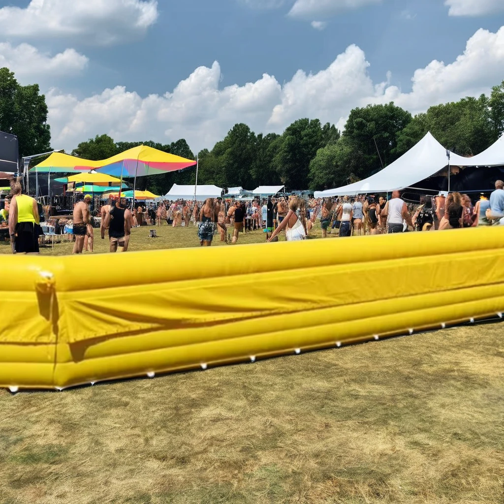 Custom Sports Inflatable Protective Wall Inflatable Ski Barrier Airbag Perfect for Sports Field, Concerts, Events