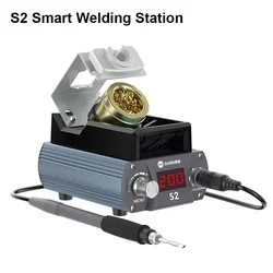 SUNSHINE S2 stazione di saldatura a riscaldamento rapido per la manutenzione del telefono cellulare C210 punte di ferro macchina per la riparazione della saldatura del PCB della scheda madre