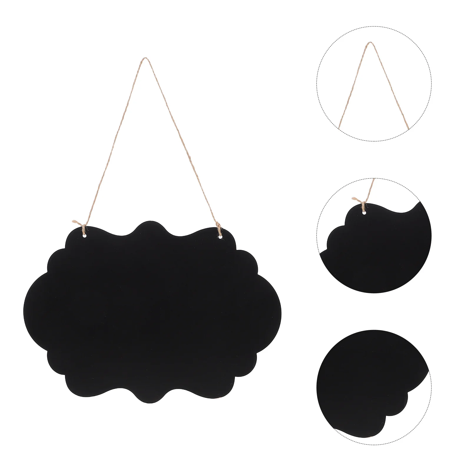 

Double-Sided Hanging Chalkboard Wooden Message Board Rustic Frame Erasable Note Sign for Home Kitchen Office Wedding Party Decor