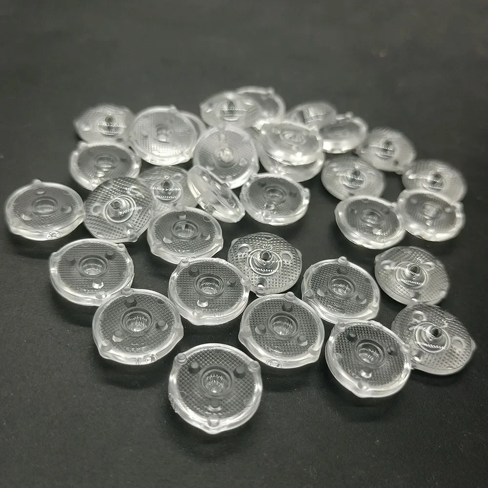 100PCS LED lens for TV backlight and lightbox diffuse optics 2835/T9-F13.5MM T2-H13.5MMT8-V15.5mm 11x6.3mm Misty transparentlens